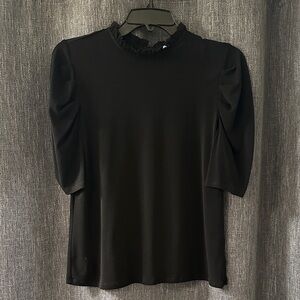 CeCe SMALL Black Women's Top